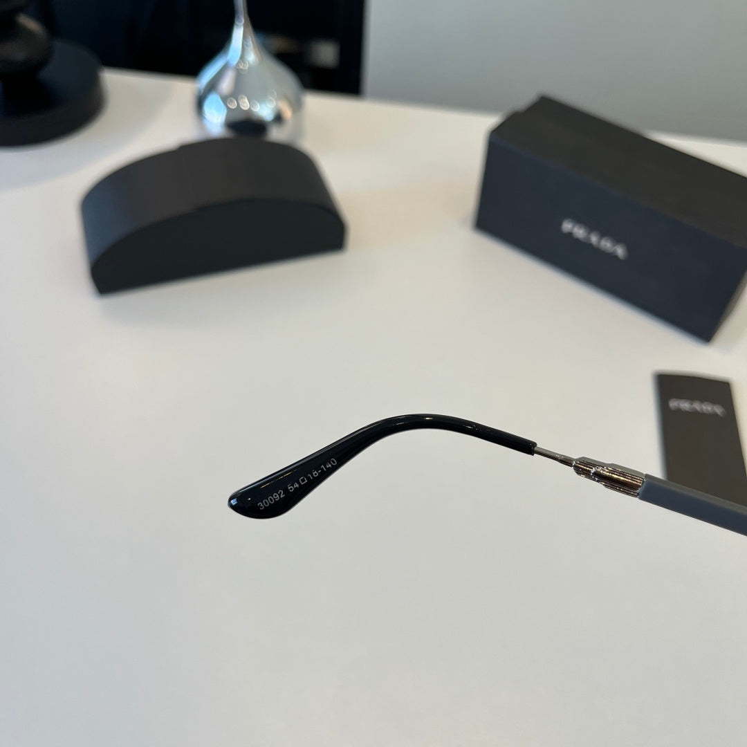 Prada Polarized Fashion Silver Lens Sunglasses for Men - 372037 - detail image 9