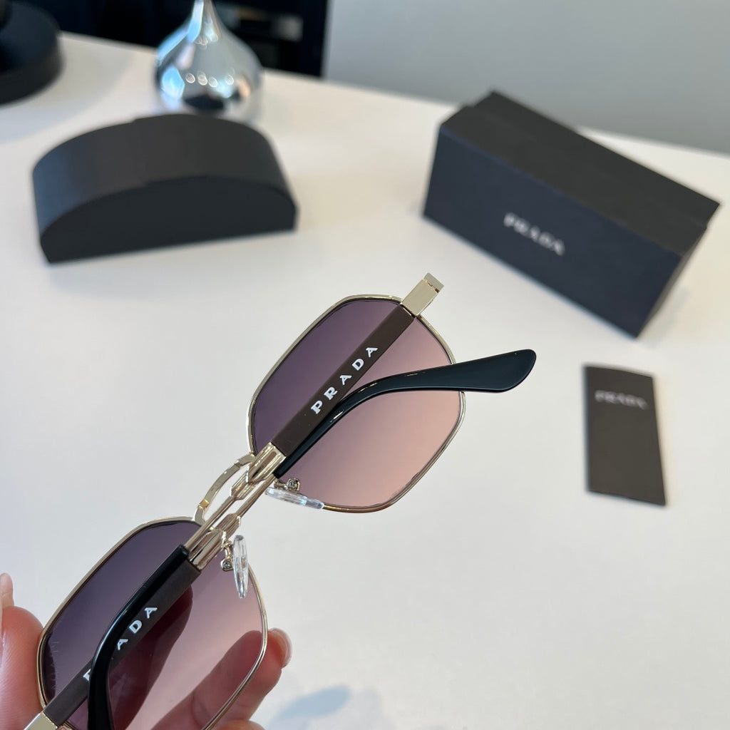 Prada Polarized Fashion Silver Lens Sunglasses for Men - 372038 - detail image 7
