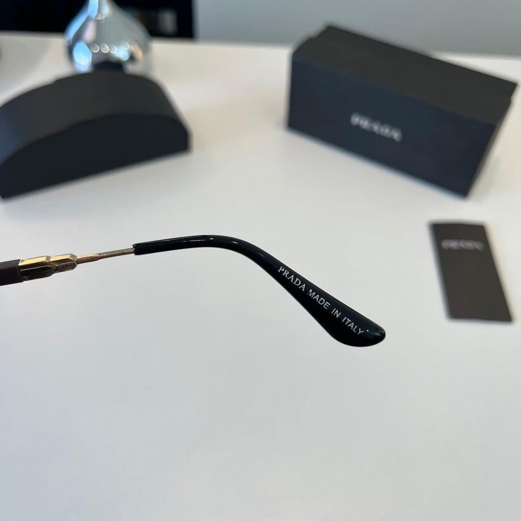 Prada Polarized Fashion Silver Lens Sunglasses for Men - 372038 - detail image 9