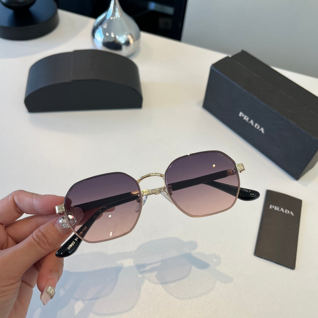 Prada Polarized Fashion Silver Lens Sunglasses for Men - 372038 - detail image 4