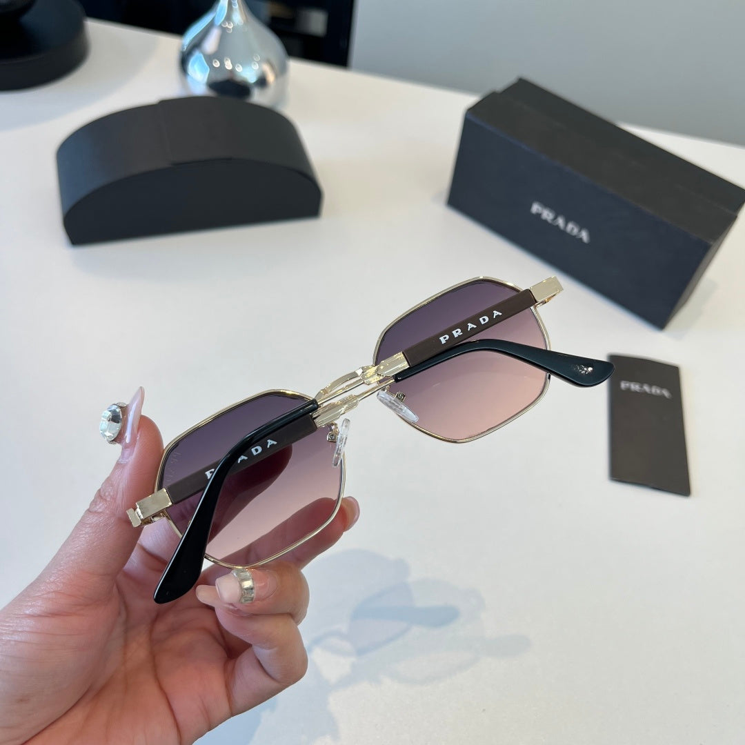 Prada Polarized Fashion Silver Lens Sunglasses for Men - 372038 - detail image 8