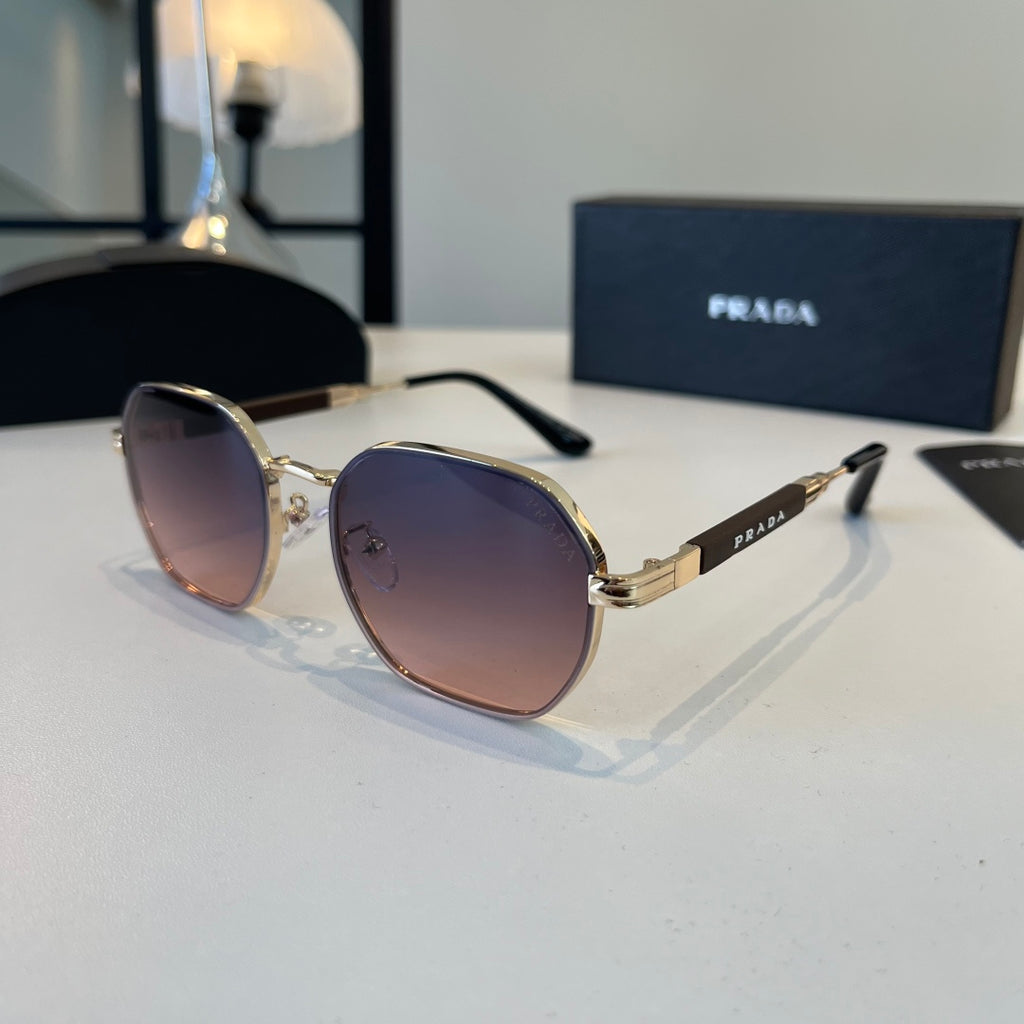 Prada Polarized Fashion Silver Lens Sunglasses for Men - 372038 - detail image 3