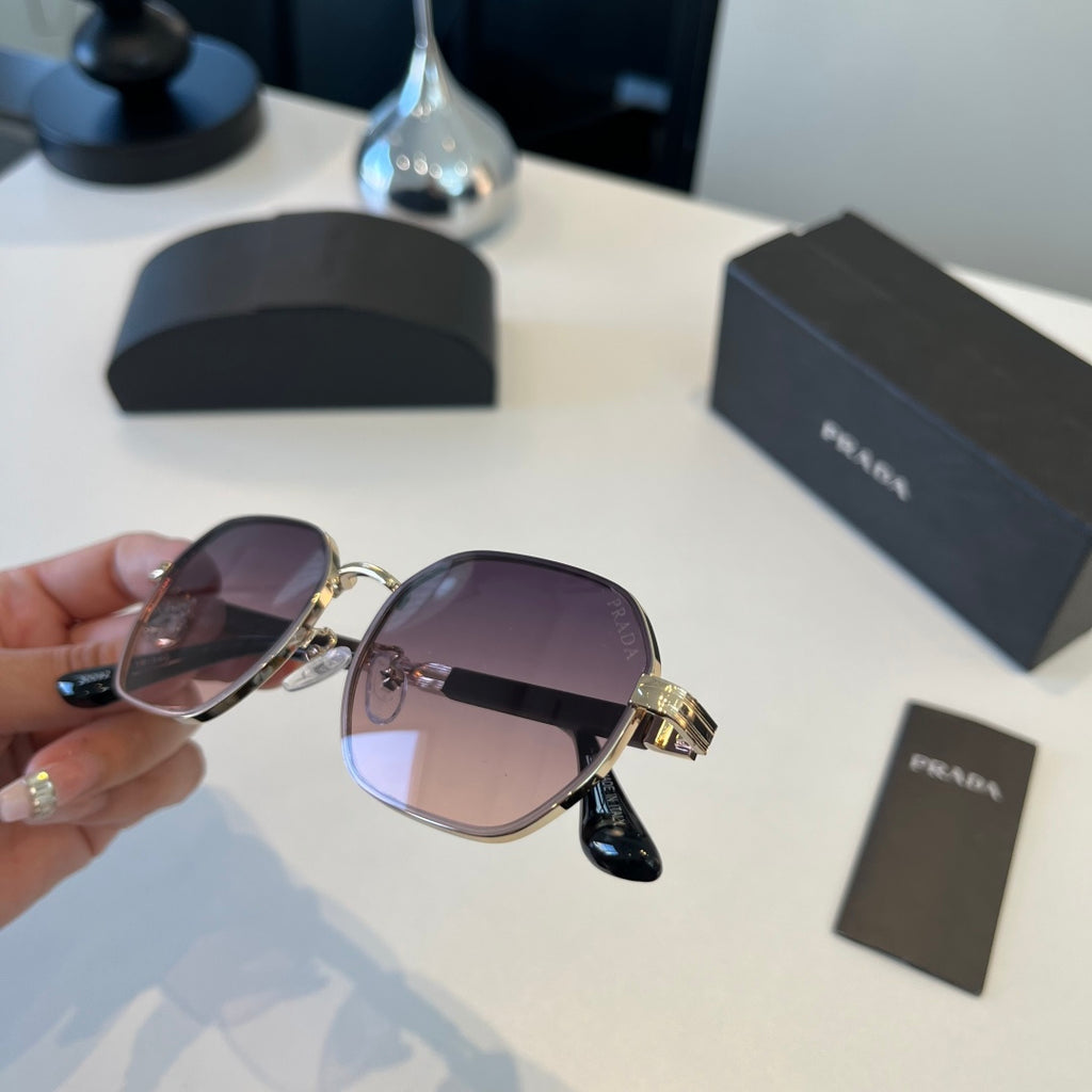 Prada Polarized Fashion Silver Lens Sunglasses for Men - 372038 - detail image 6