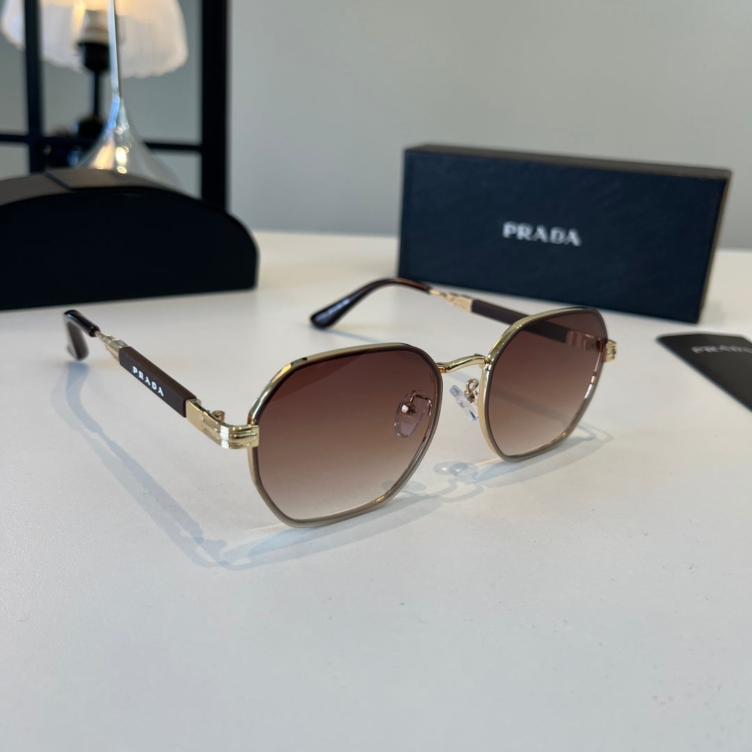 Prada Polarized Fashion Red Lens Sunglasses for Men - 372039