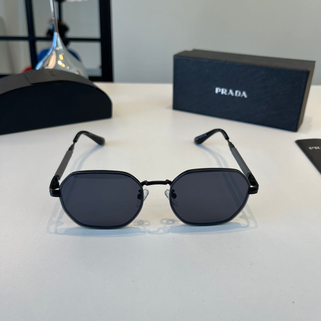 Prada Polarized Fashion Silver Lens Sunglasses for Men - 372040 - detail image 2
