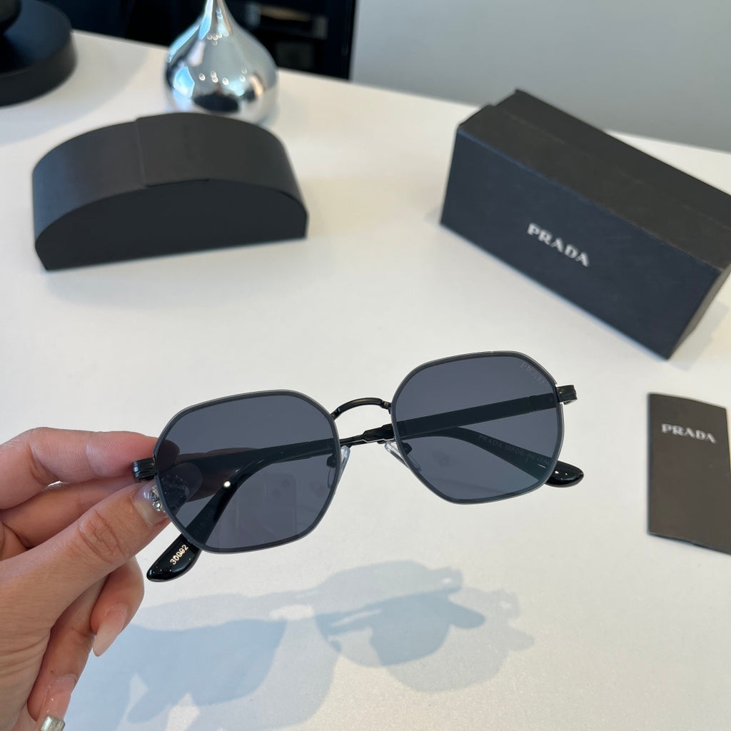 Prada Polarized Fashion Silver Lens Sunglasses for Men - 372040 - detail image 3