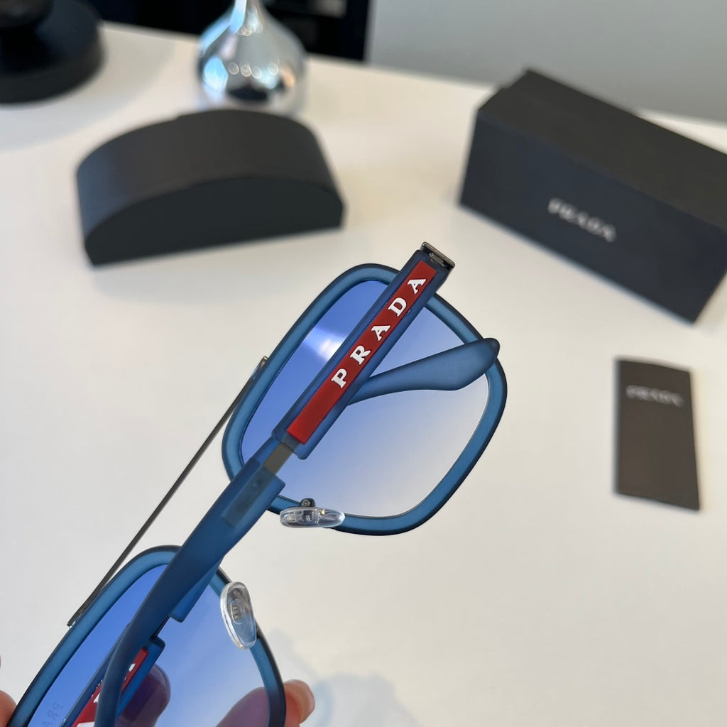 Prada Fashion Blue Lens Sunglasses for Men & Women - 158472 - detail image 7