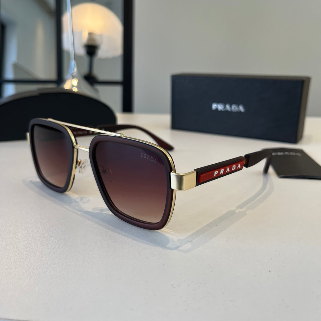 Prada Fashion Red Lens Sunglasses for Men & Women - 158475 - detail image 3