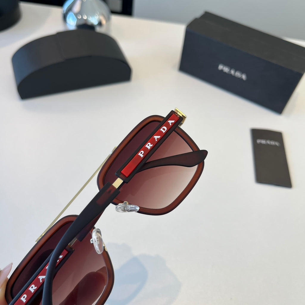 Prada Fashion Red Lens Sunglasses for Men & Women - 158475 - detail image 7