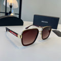 Prada Fashion Red Lens Sunglasses for Men & Women - 158475