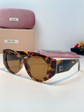 Miu Miu Polarized Cat-Eye Brown Lens Sunglasses for Men & Women