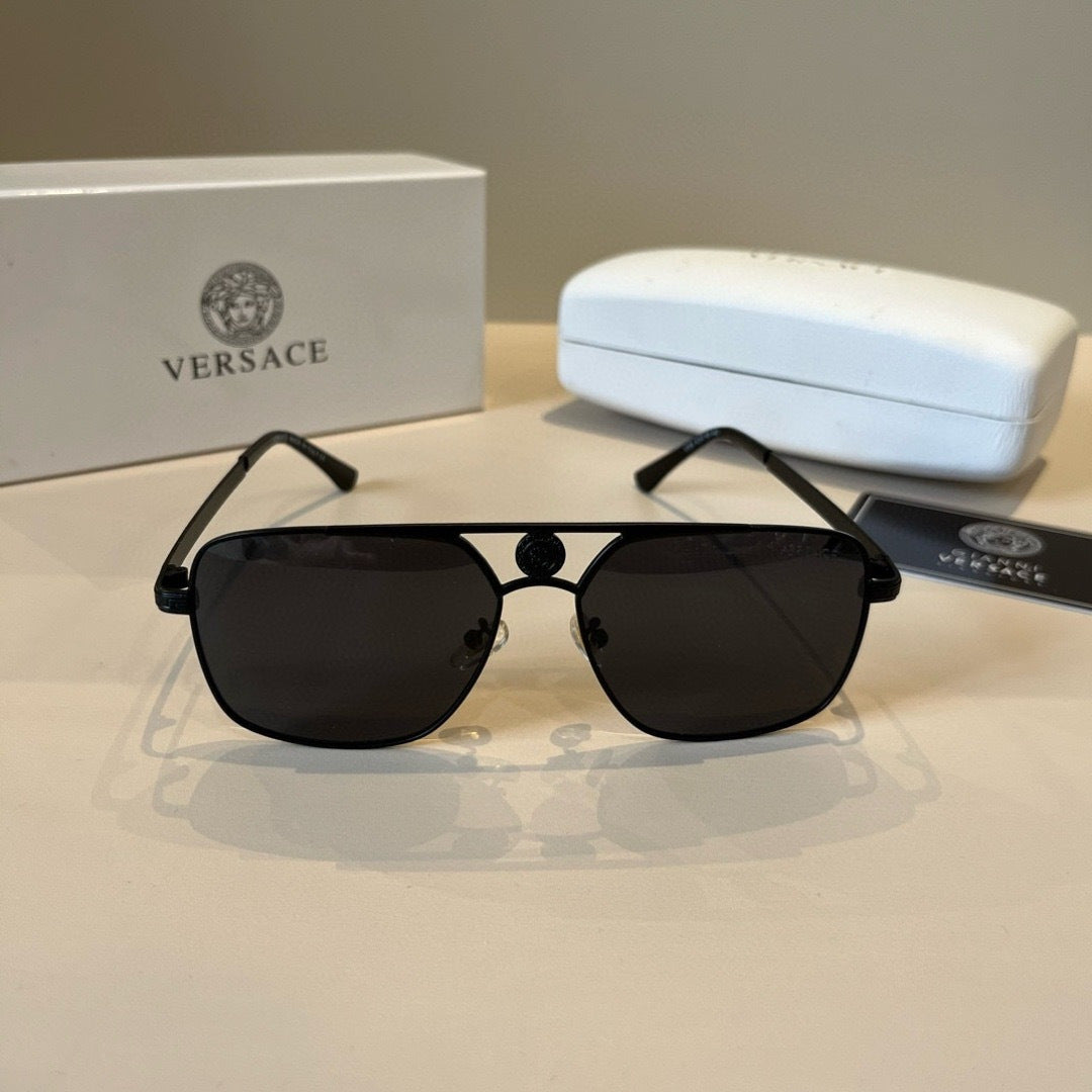 Versace Polarized Fashion Brown Lens Sunglasses for Men - 432774 - detail image 2