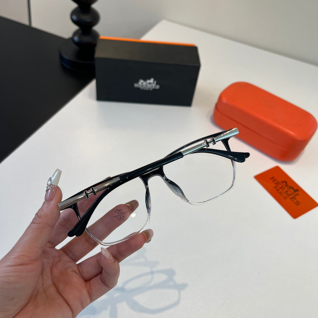 Hermès Oversized Silver Lens Sunglasses for Men & Women - 488077 - detail image 8