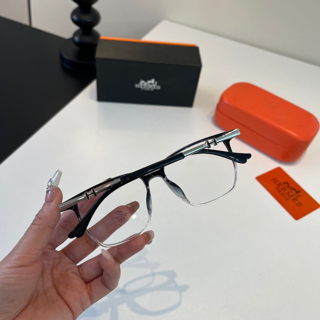 Hermès Oversized Silver Lens Sunglasses for Men & Women - 488077 - detail image 8