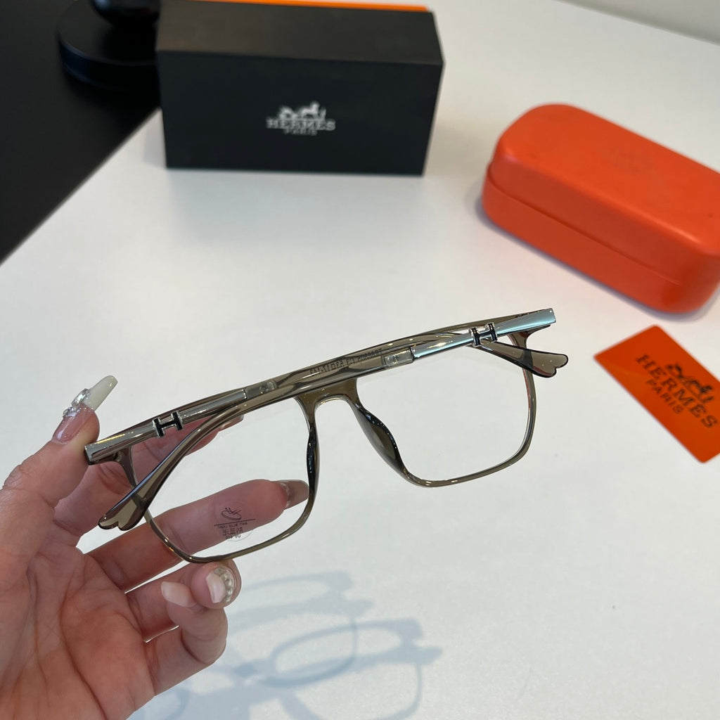 Hermès Oversized Silver Lens Sunglasses for Men & Women - detail image 8