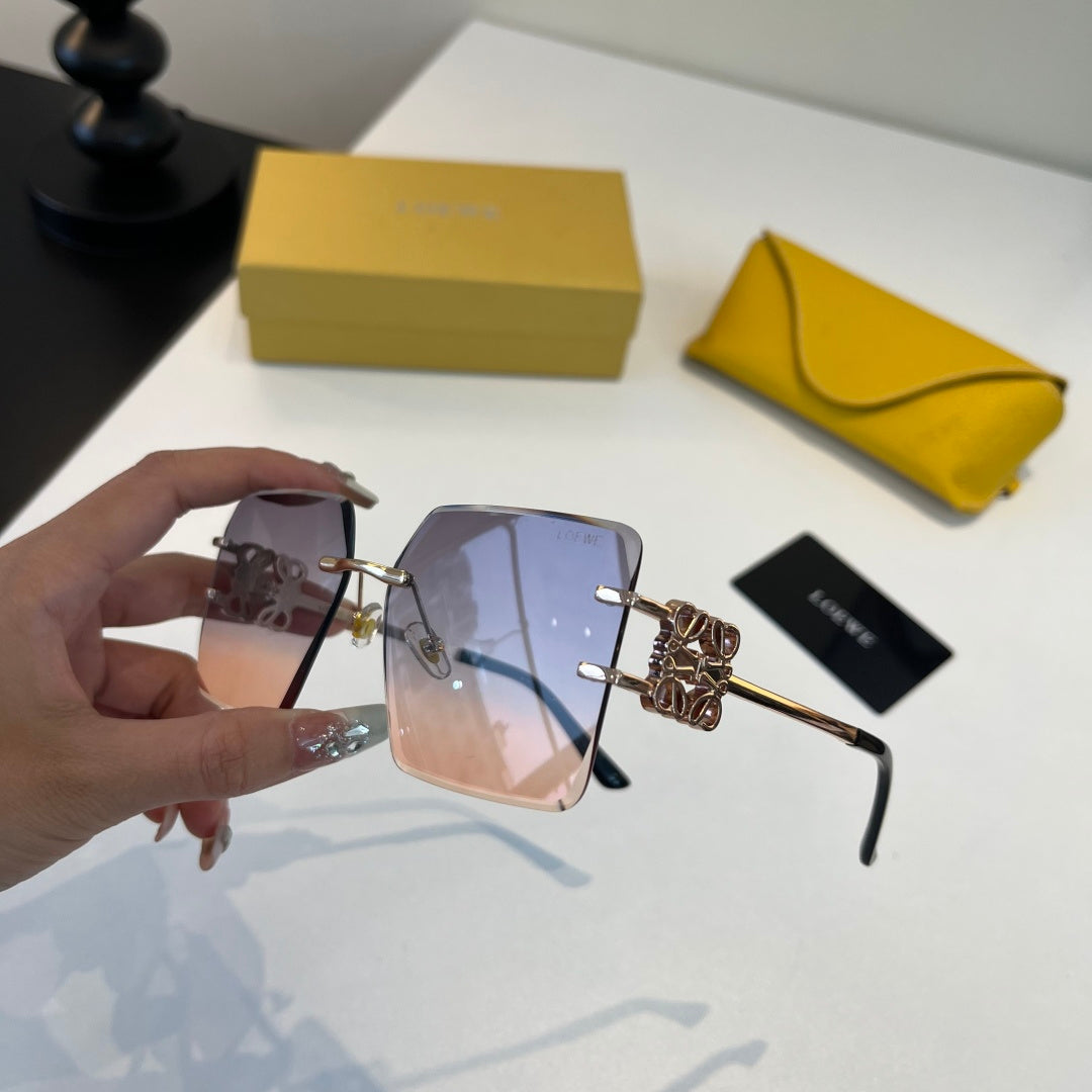 Loewe Fashion Silver Lens Sunglasses for Men & Women - 416393 - detail image 4