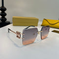 Loewe Fashion Silver Lens Sunglasses for Men & Women - 416393