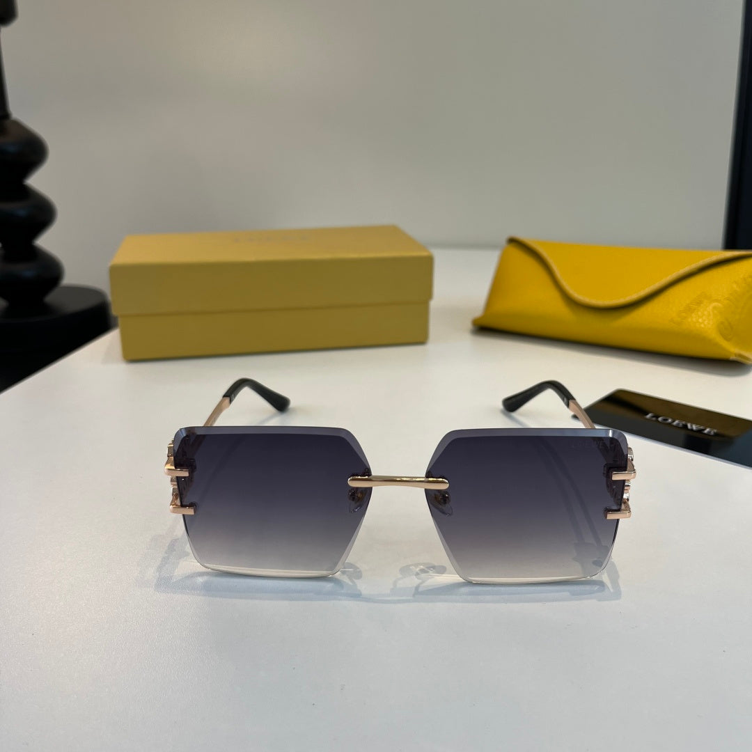 Loewe Fashion Silver Lens Sunglasses for Men & Women - 416395