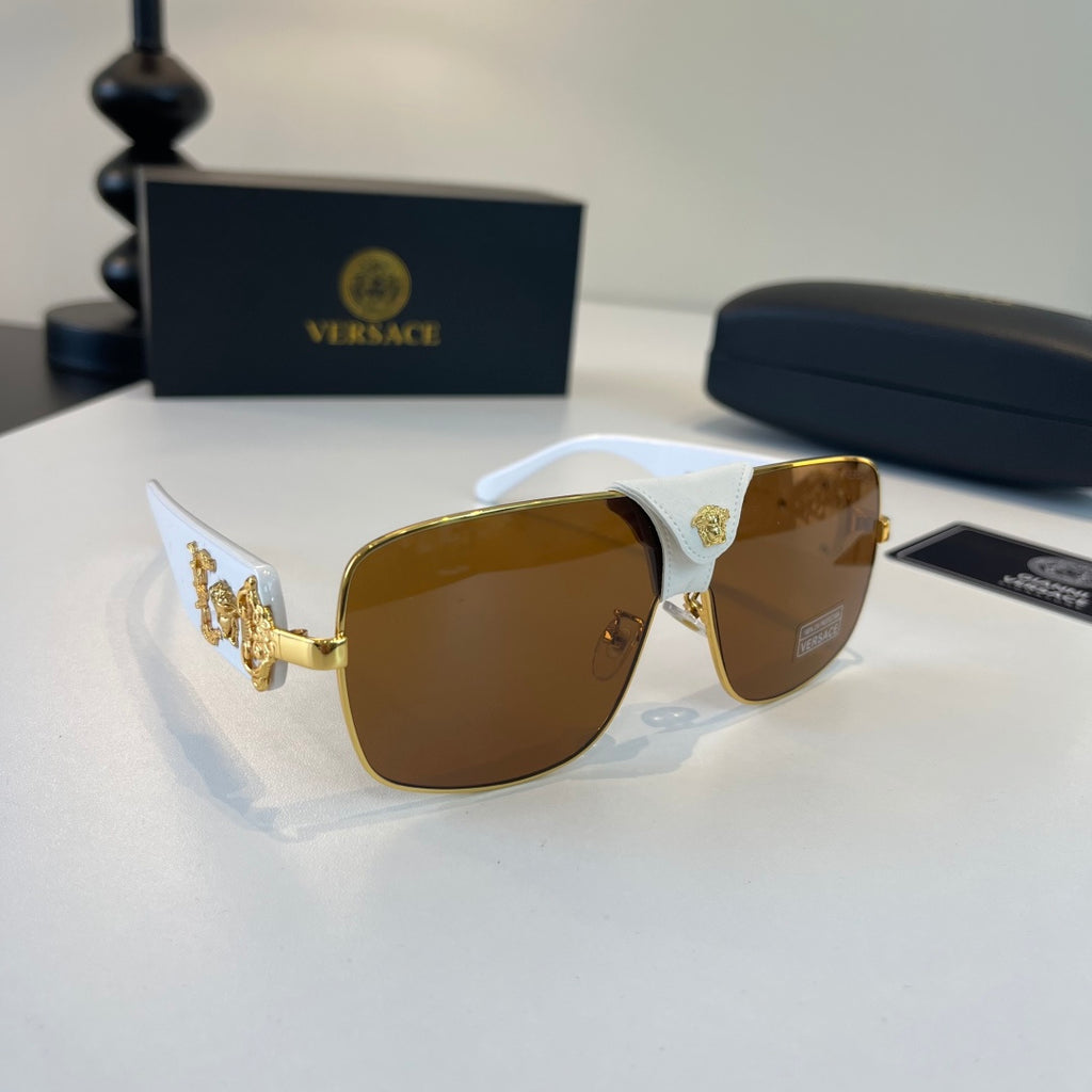 Versace Polarized Fashion Brown Lens Sunglasses for Men & Women - 132625