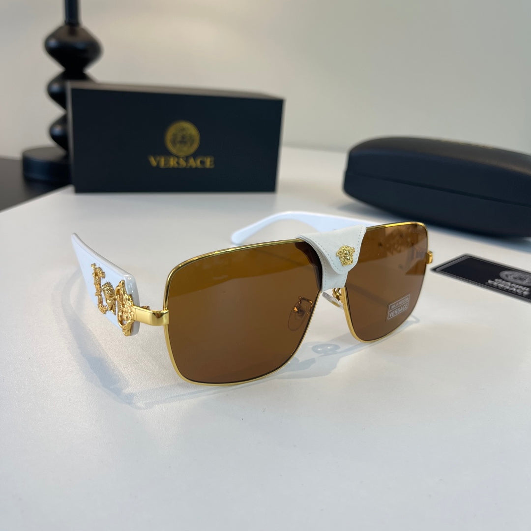 Versace Polarized Fashion Brown Lens Sunglasses for Men & Women - 132625