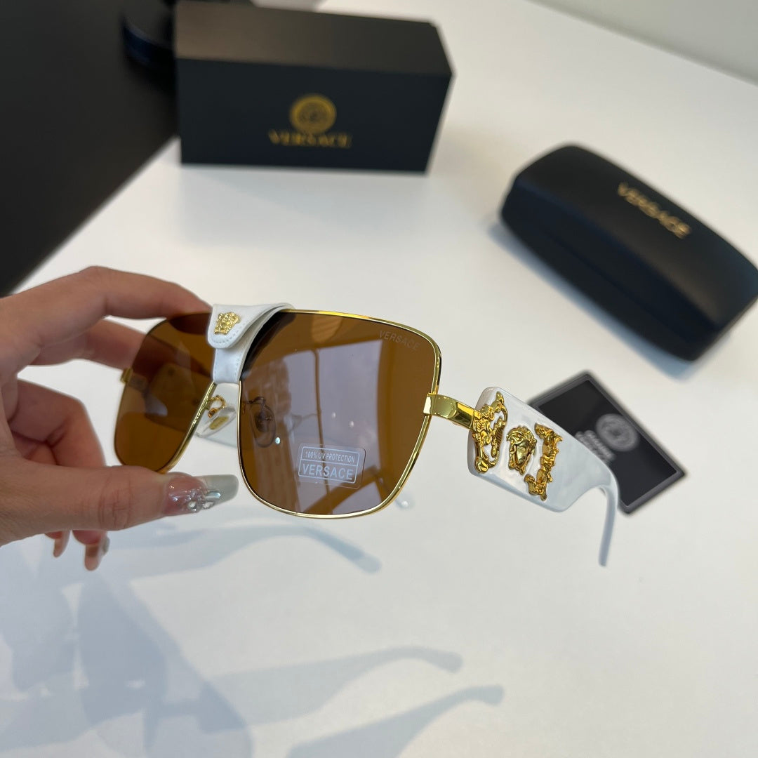 Versace Polarized Fashion Brown Lens Sunglasses for Men & Women - 132625 - detail image 3