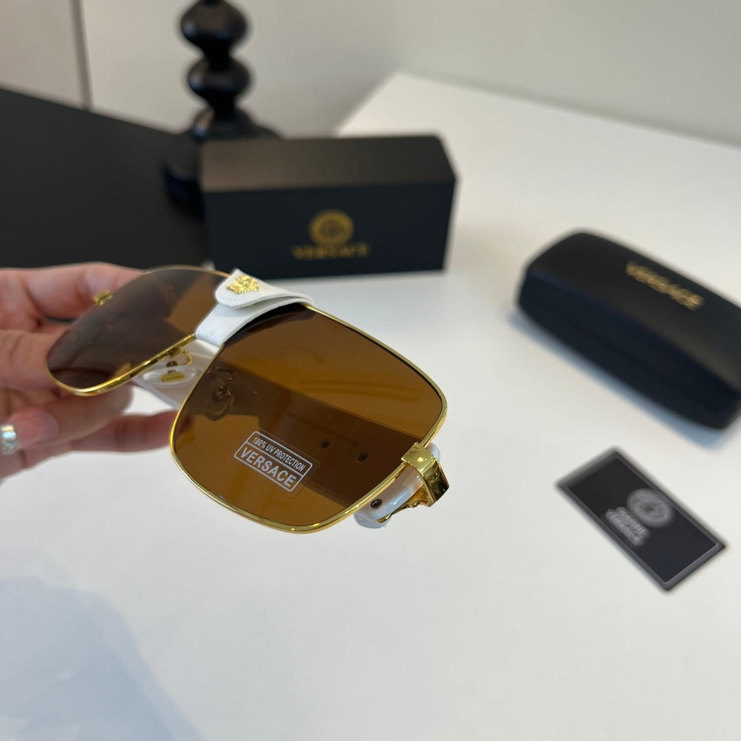 Versace Polarized Fashion Brown Lens Sunglasses for Men & Women - 132625 - detail image 5