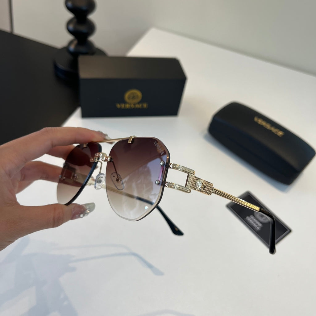 Versace Fashion Silver Lens Sunglasses for Men - 132626 - detail image 4