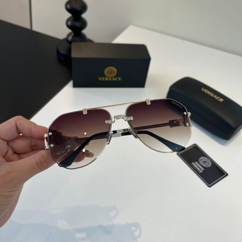 Versace Fashion Silver Lens Sunglasses for Men - detail image 6