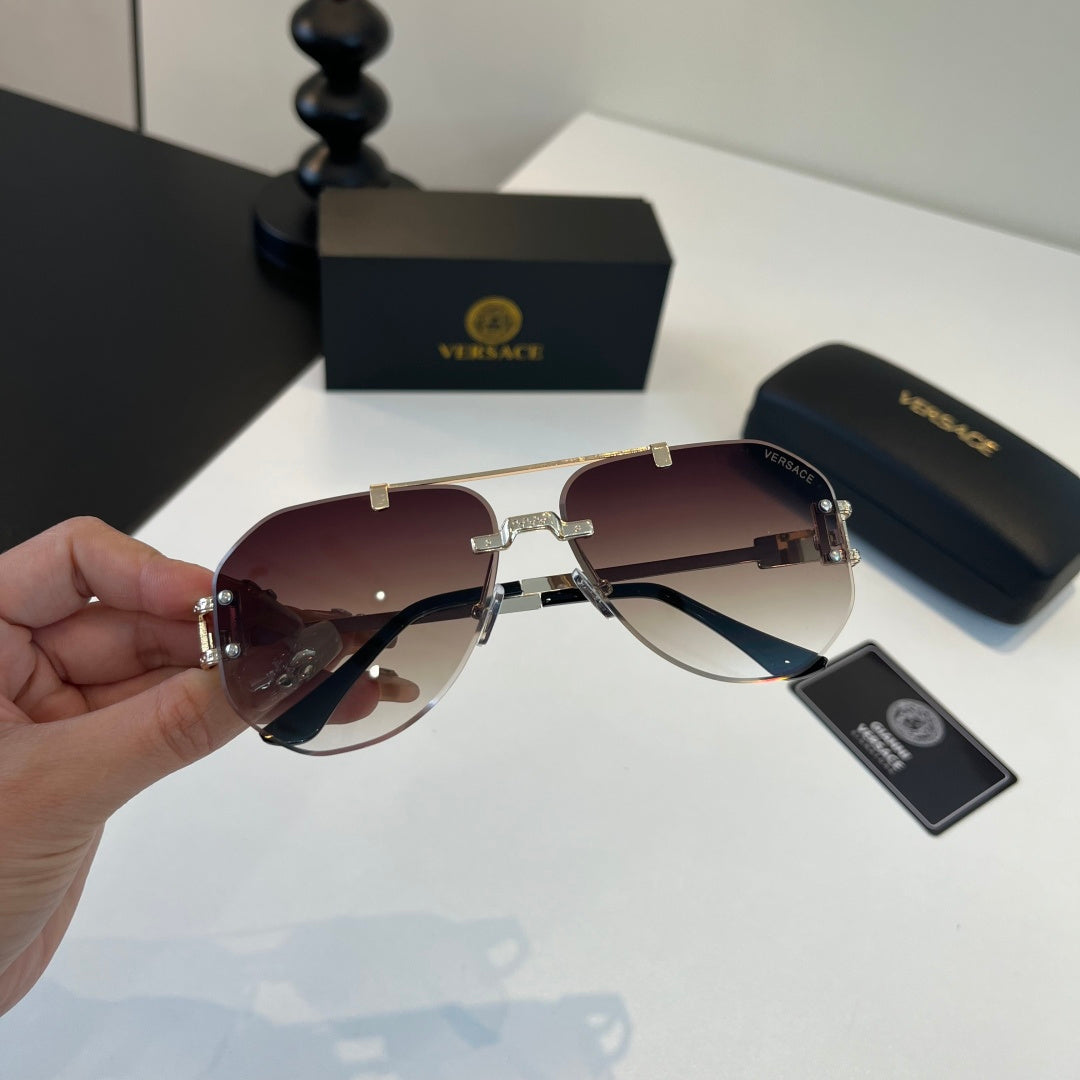 Versace Fashion Silver Lens Sunglasses for Men - 132626 - detail image 6