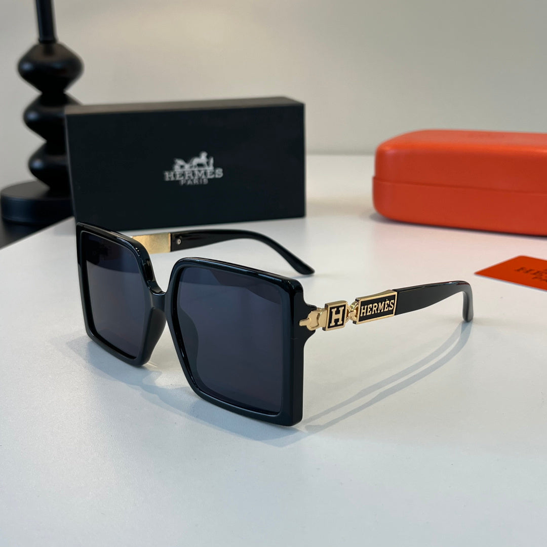 Hermès Oversized Silver Lens Sunglasses for Women - 372642 - detail image 3