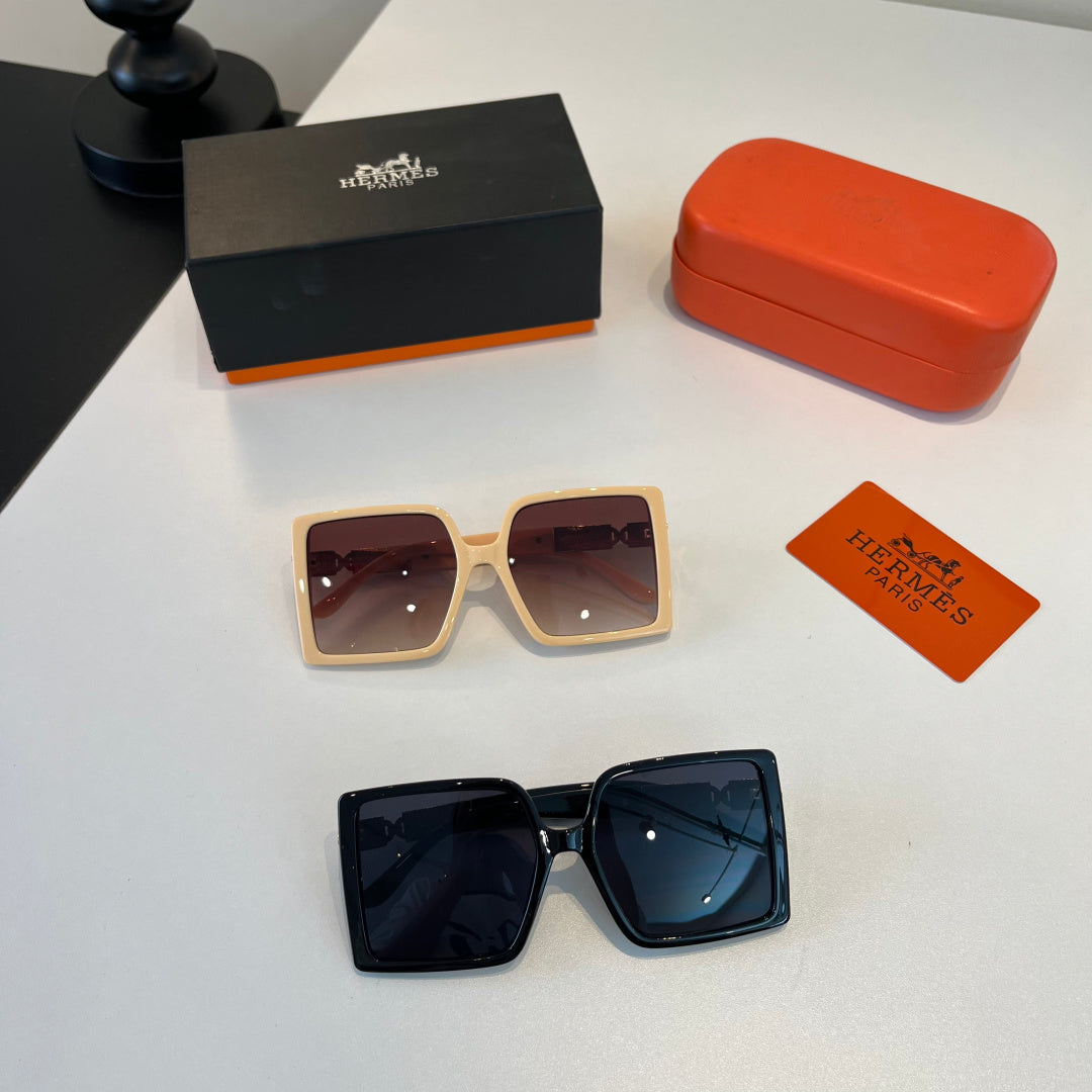 Hermès Oversized Silver Lens Sunglasses for Women - 372642 - detail image 10