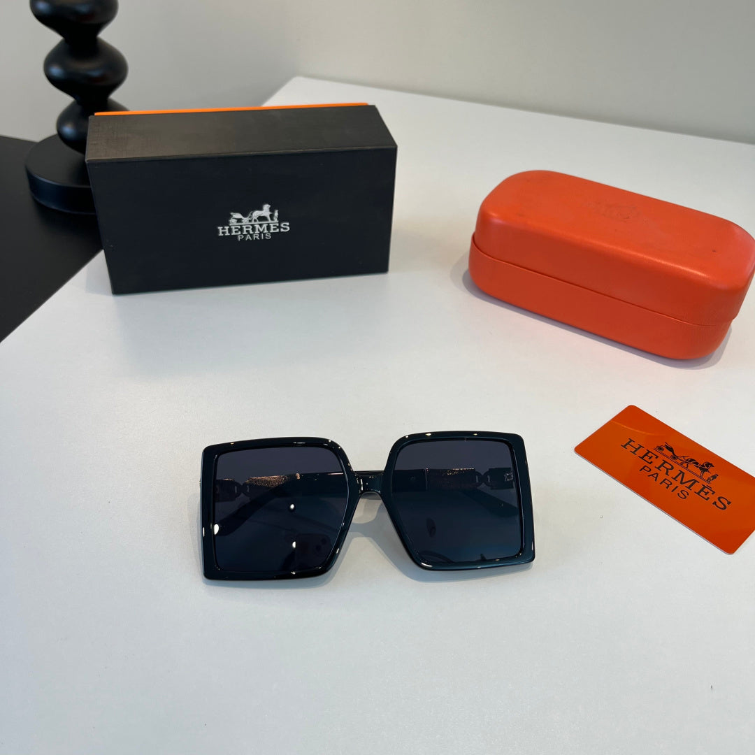 Hermès Oversized Silver Lens Sunglasses for Women - 372642 - detail image 6