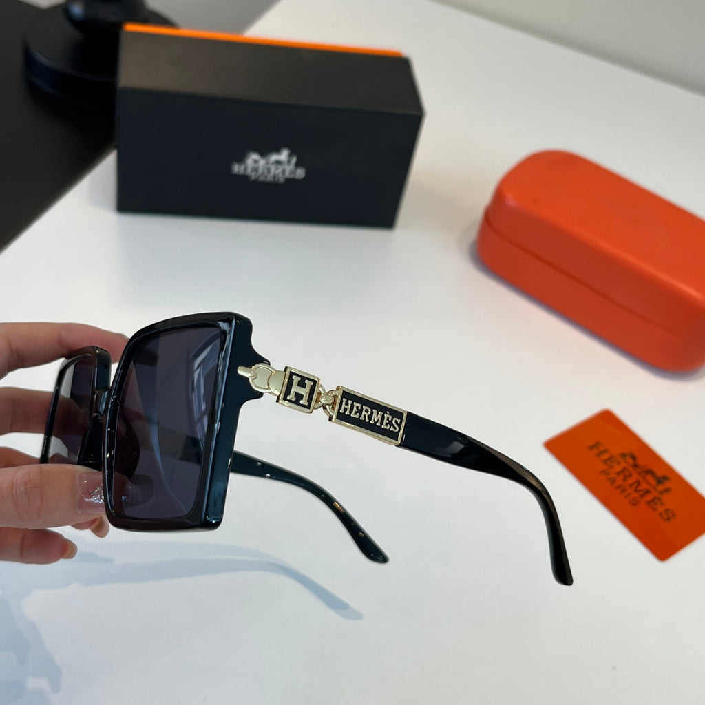 Hermès Oversized Silver Lens Sunglasses for Women - 372642 - detail image 4