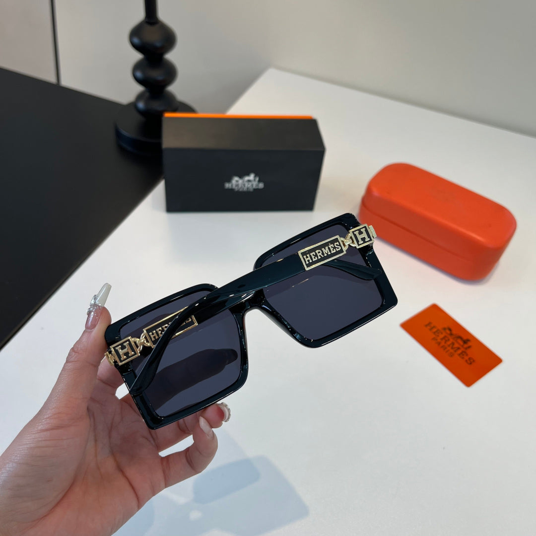 Hermès Oversized Silver Lens Sunglasses for Women - 372642 - detail image 9