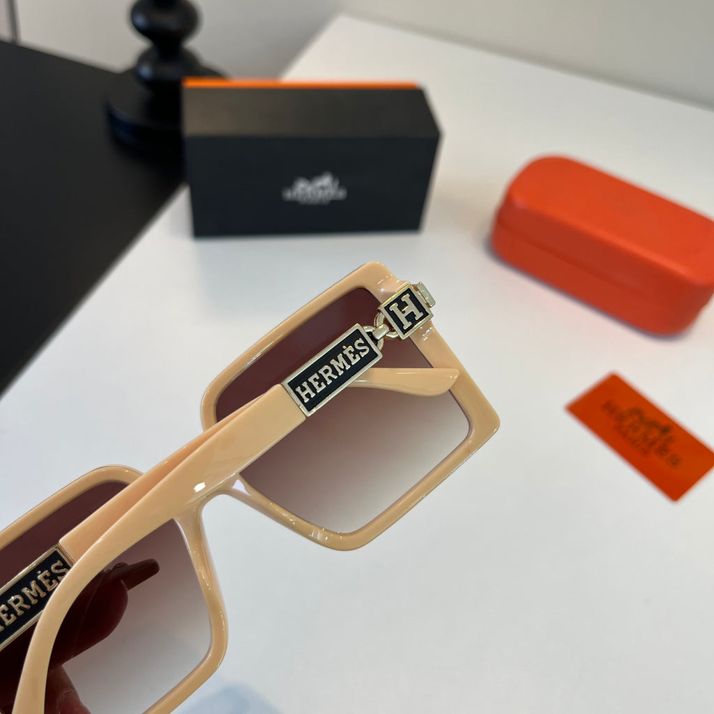 Hermès Oversized Red Lens Sunglasses for Women - 372643 - detail image 7