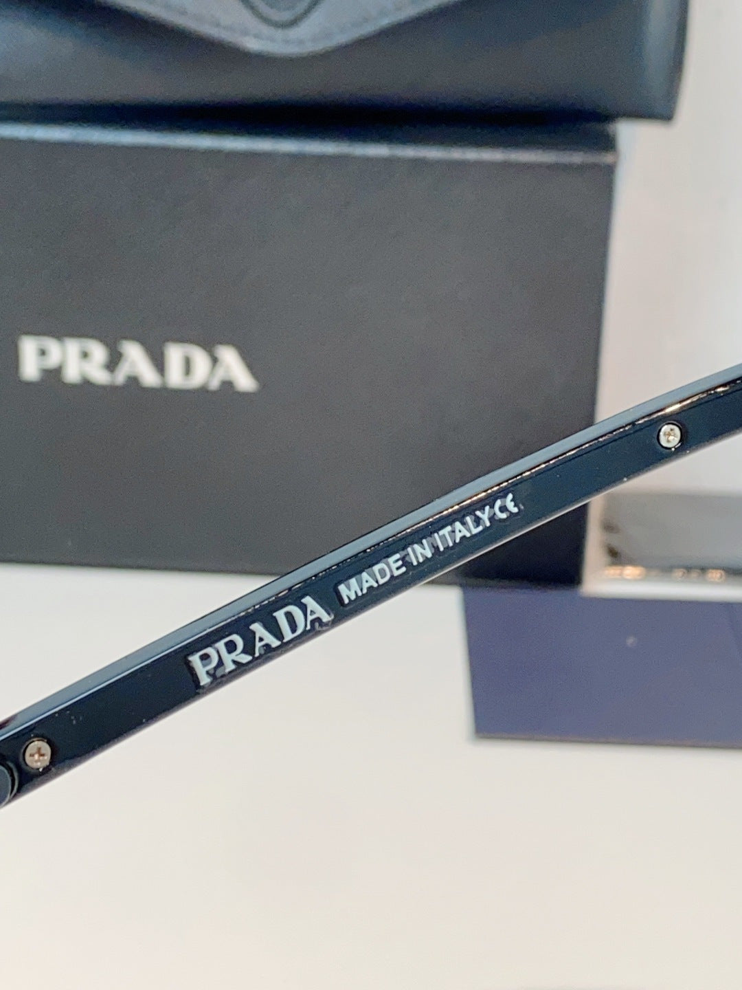 Prada Cat-Eye Black Lens Sunglasses for Men & Women - 132502 - detail image 8