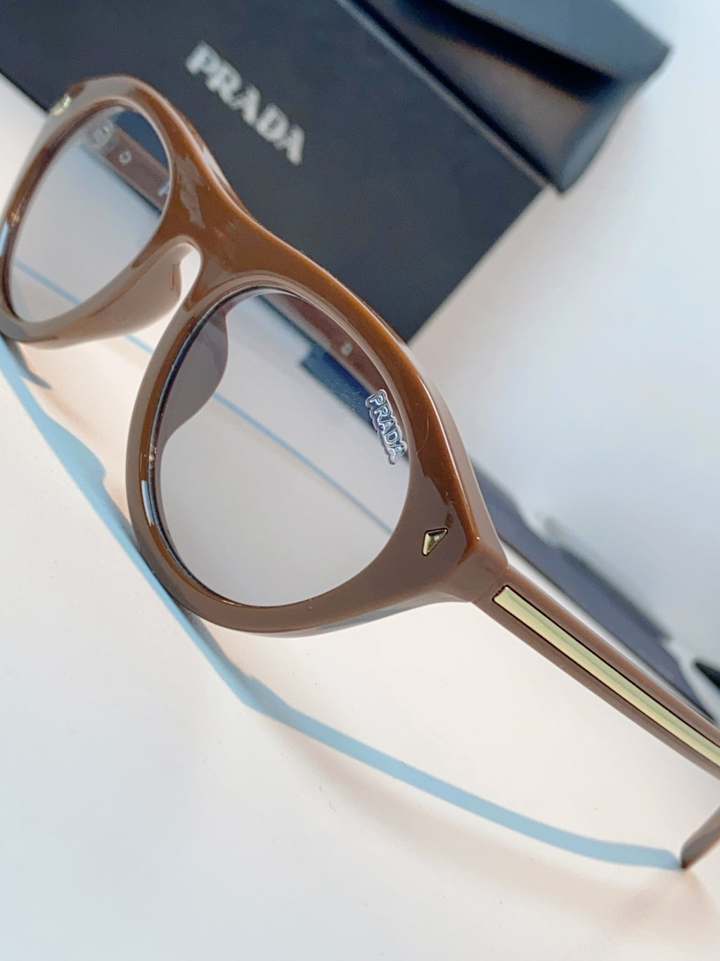 Prada Cat-Eye Brown Lens Sunglasses for Men & Women - 132504 - detail image 7