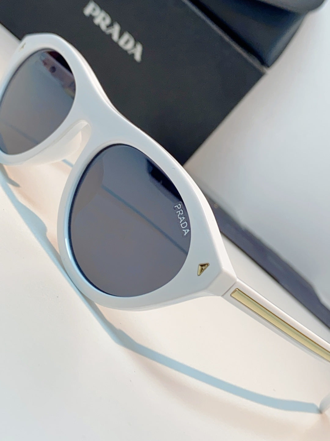 Prada Cat-Eye Silver Lens Sunglasses for Men & Women - 132505 - detail image 7