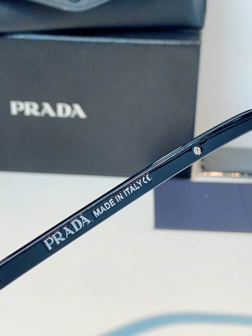 Prada Cat-Eye Blue Lens Sunglasses for Men & Women - 132506 - detail image 8