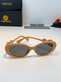 Versace Cat-Eye Orange Lens Sunglasses for Men & Women