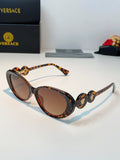 Versace Cat-Eye Brown Lens Sunglasses for Men & Women - 132632