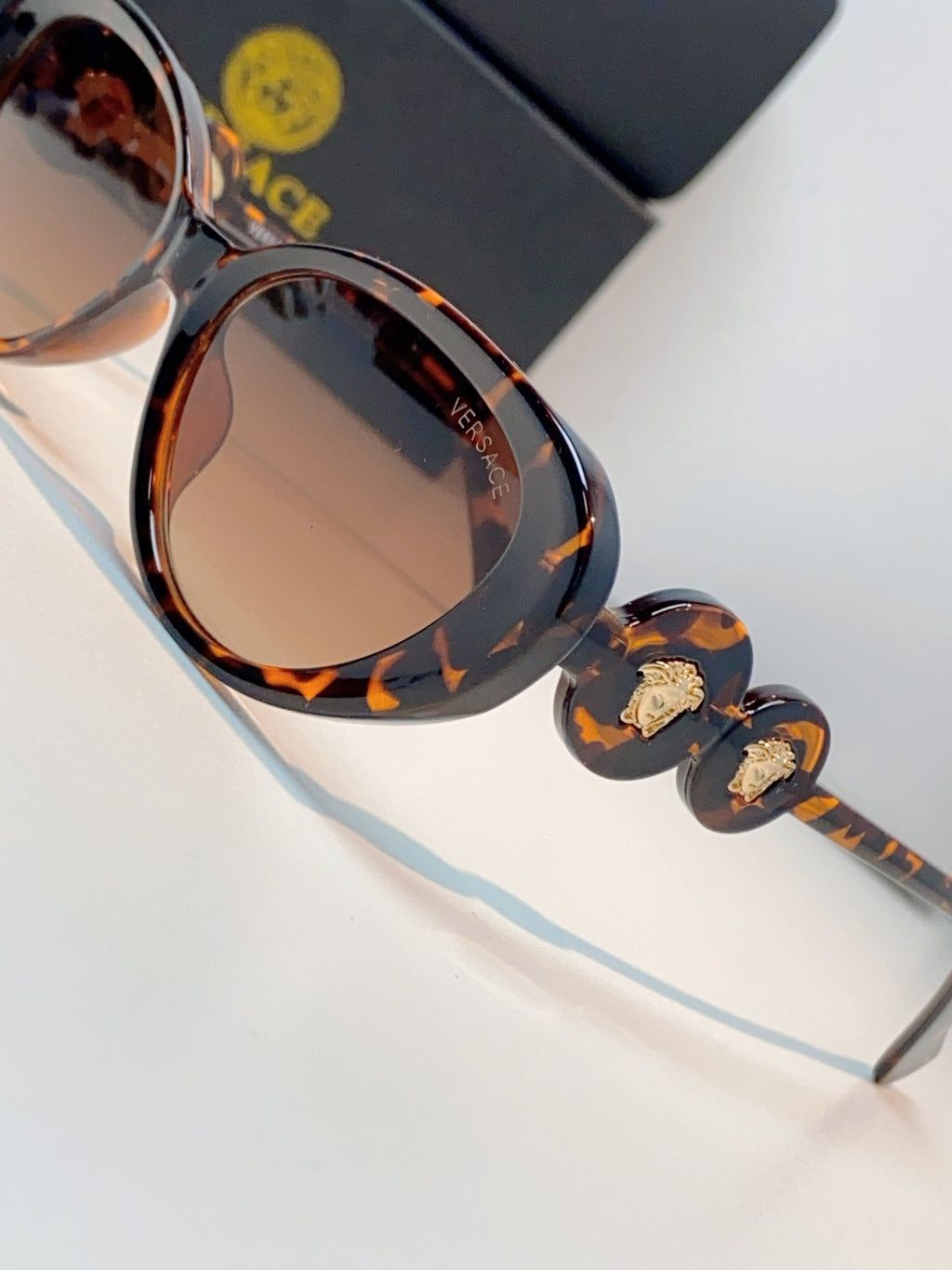 Versace Cat-Eye Brown Lens Sunglasses for Men & Women - 132632 - detail image 7