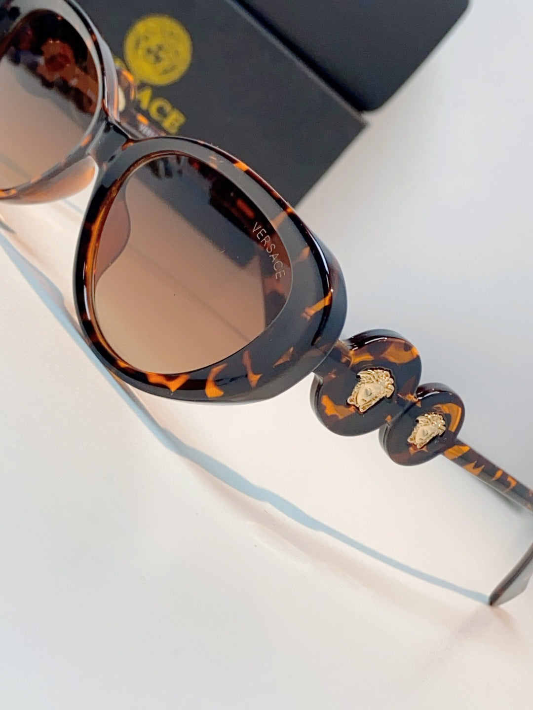 Versace Cat-Eye Brown Lens Sunglasses for Men & Women - 132632 - detail image 7