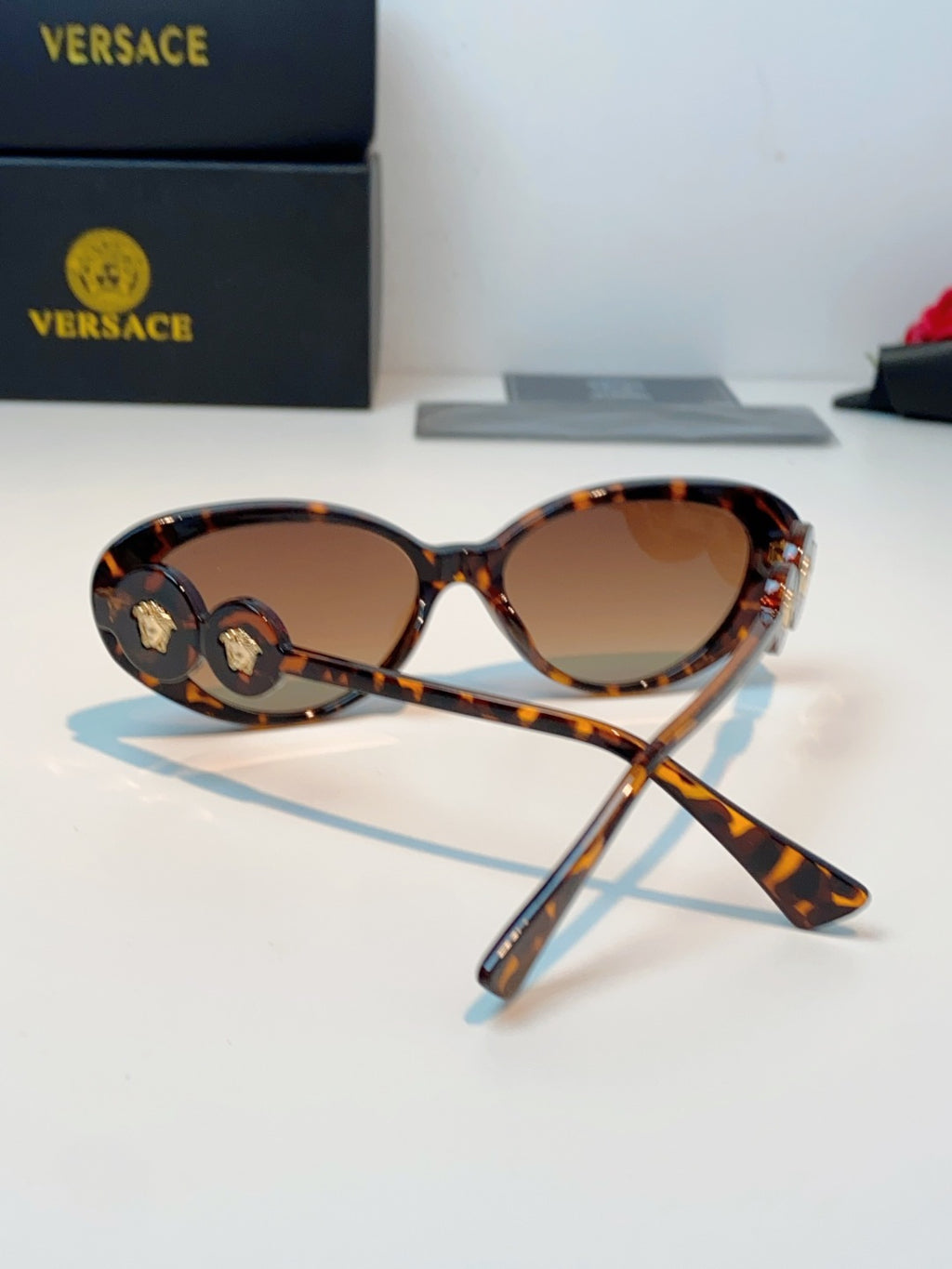 Versace Cat-Eye Brown Lens Sunglasses for Men & Women - 132632 - detail image 3