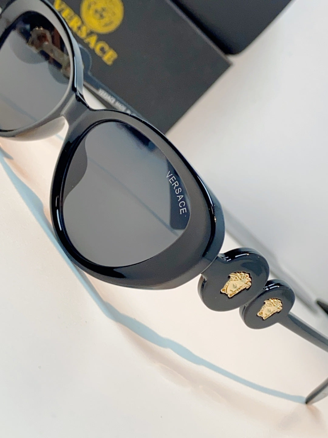 Versace Cat-Eye Brown Lens Sunglasses for Men & Women - detail image 8