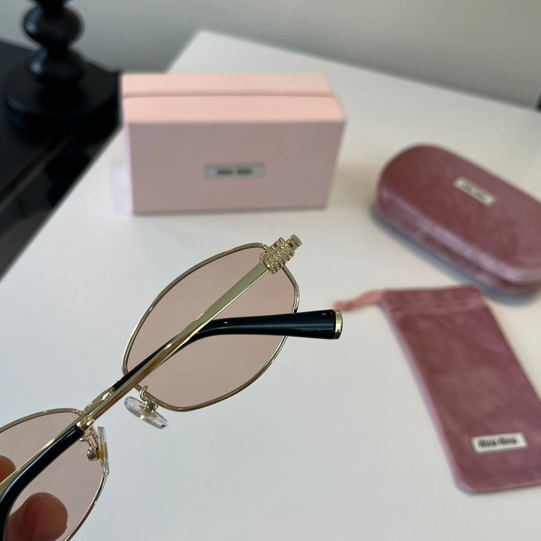 Miu Miu Cat-Eye Silver Lens Sunglasses for Men & Women - 466147 - detail image 7