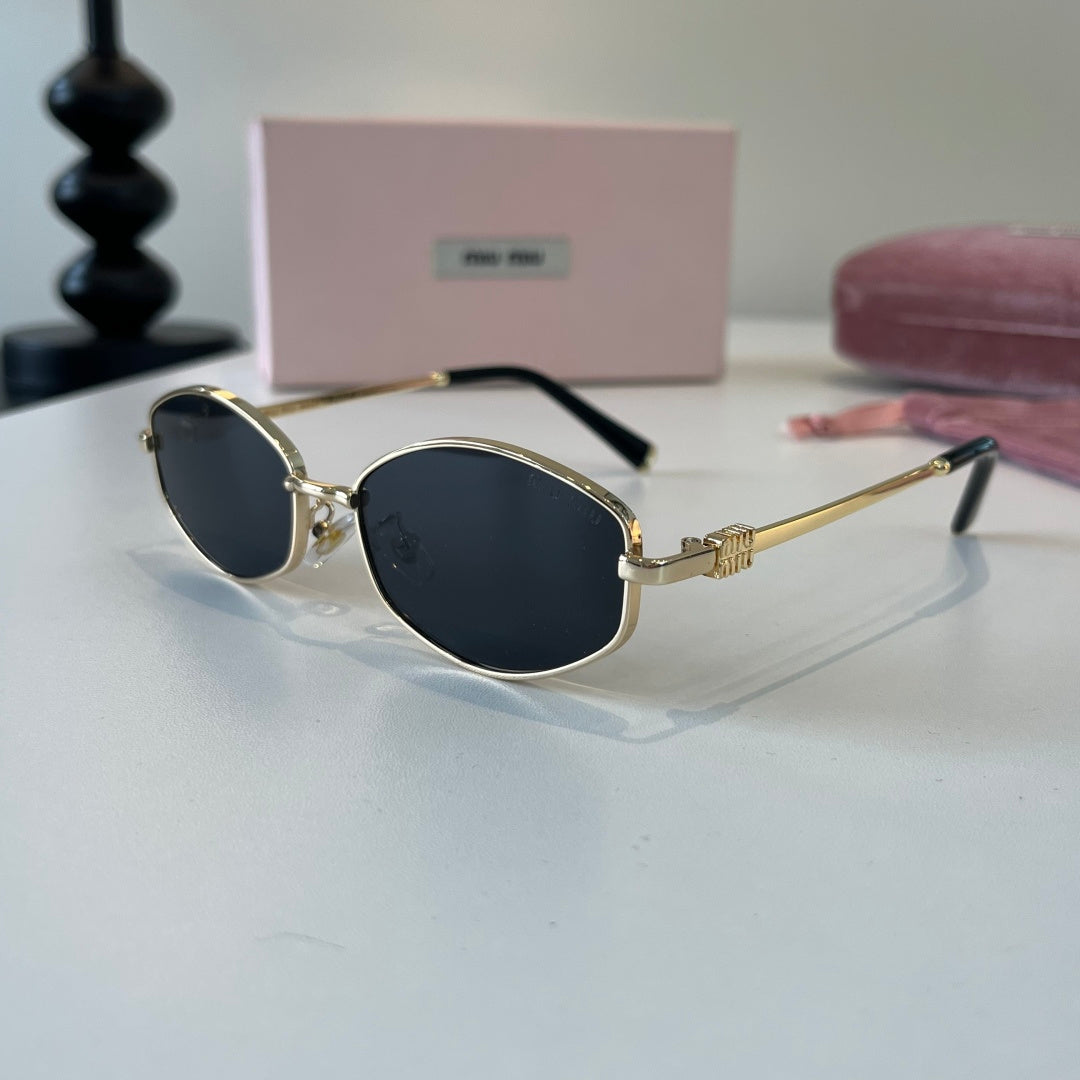 Miu Miu Cat-Eye Silver Lens Sunglasses for Men & Women - 432581 - detail image 3