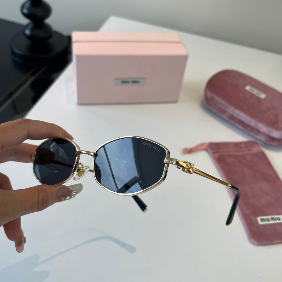 Miu Miu Cat-Eye Silver Lens Sunglasses for Men & Women - 432581 - detail image 9