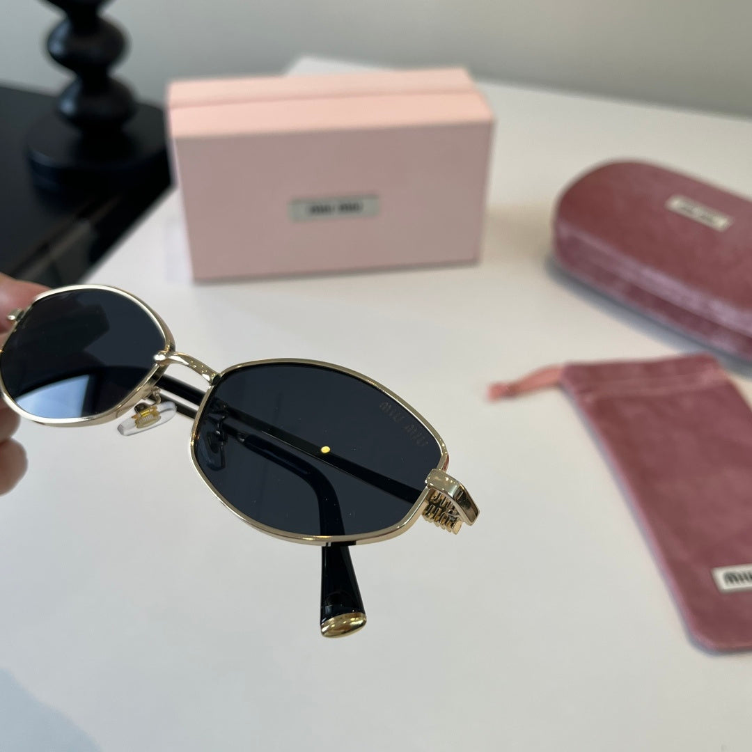 Miu Miu Cat-Eye Silver Lens Sunglasses for Men & Women - 432581 - detail image 5