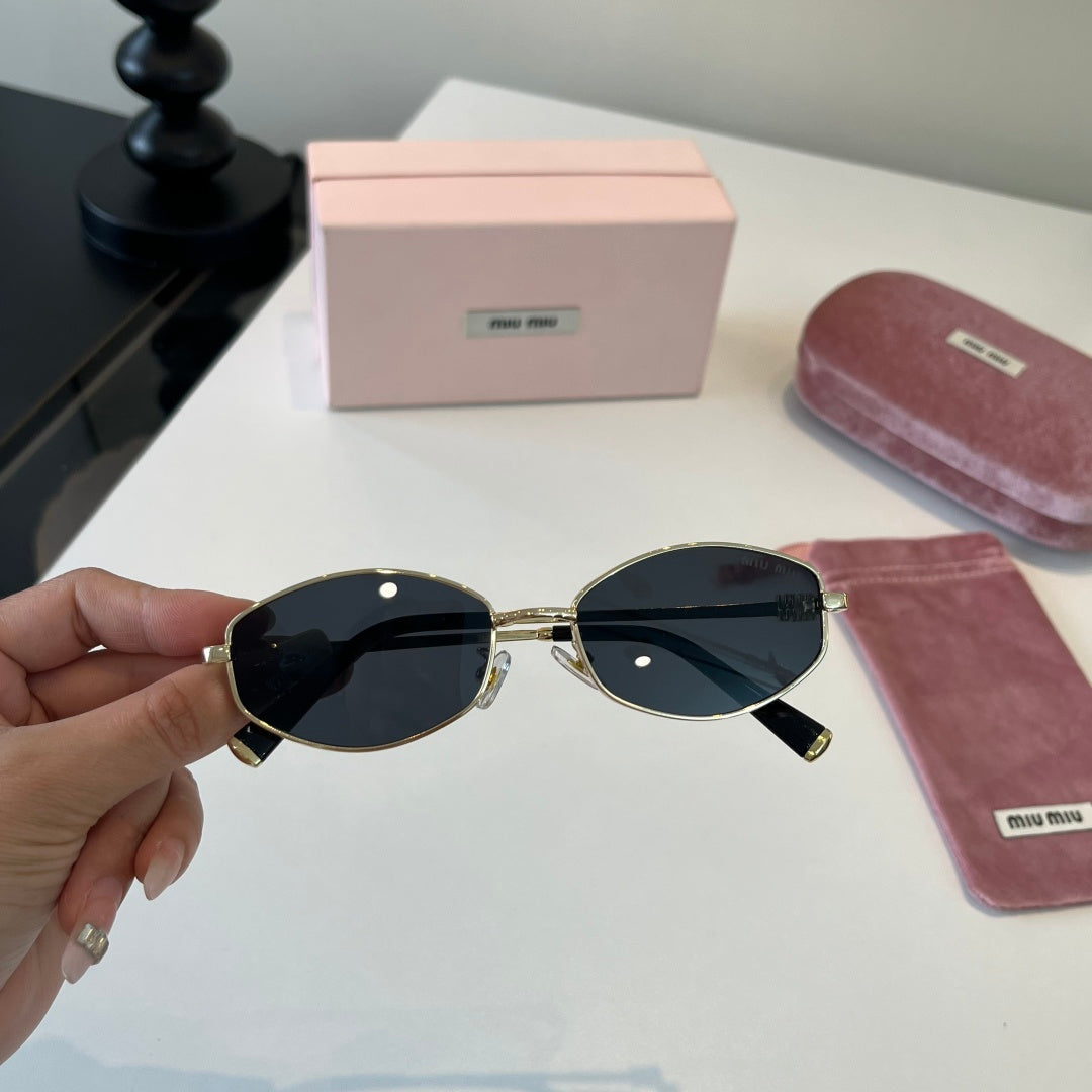 Miu Miu Cat-Eye Silver Lens Sunglasses for Men & Women - 432581 - detail image 4
